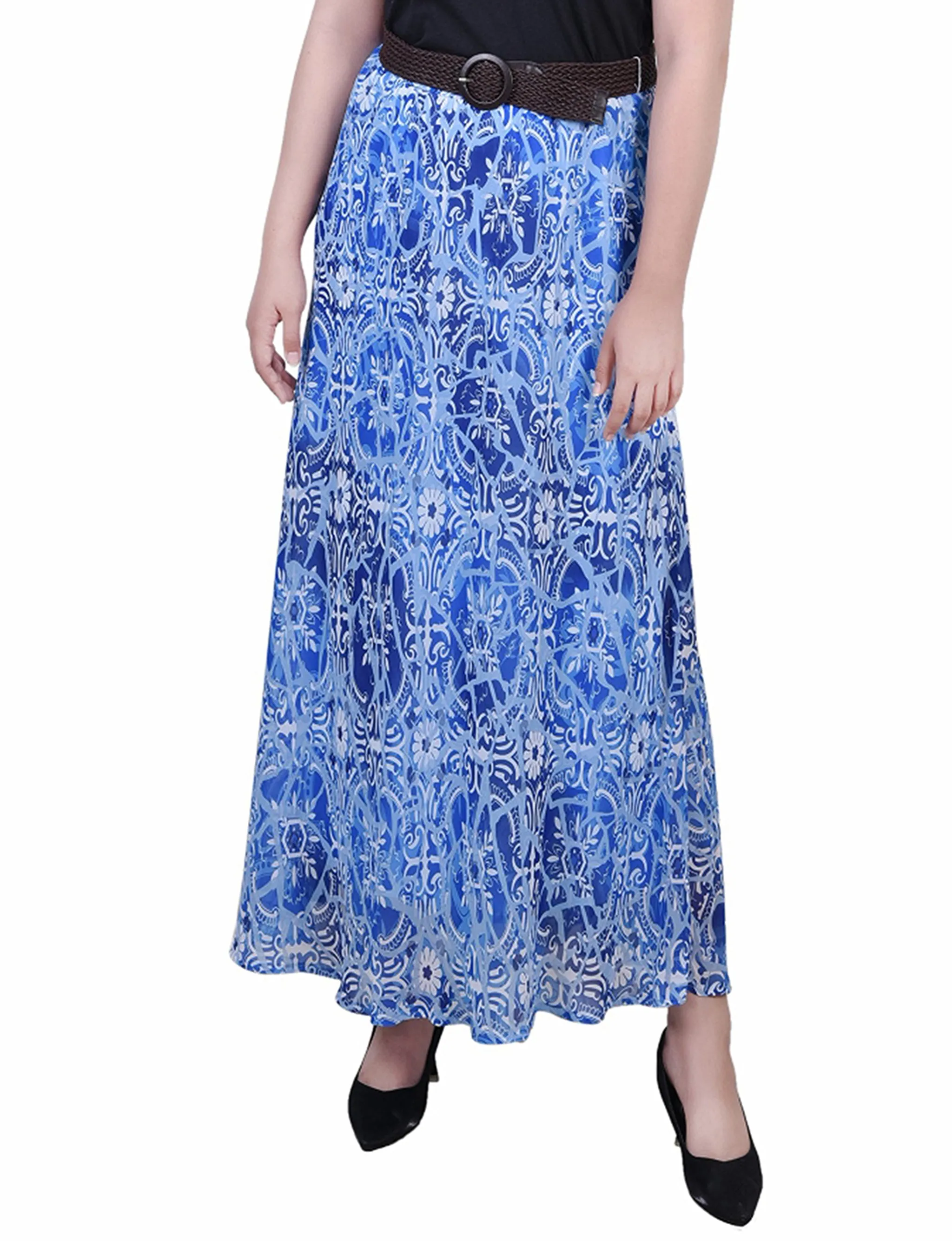 Sleek Fit Flattering Wearable Chiffon Maxi Skirt