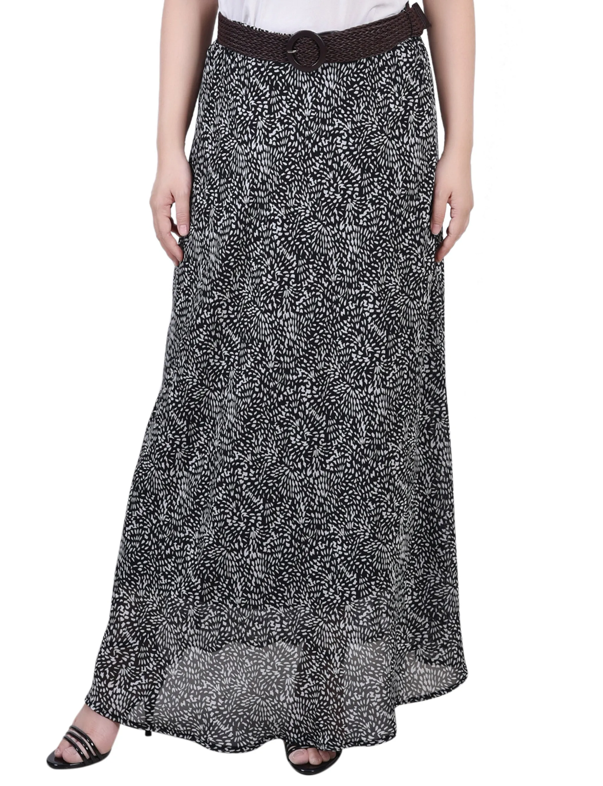 Chiffon Maxi Skirt Flattering Cut QuickReleaseClasp