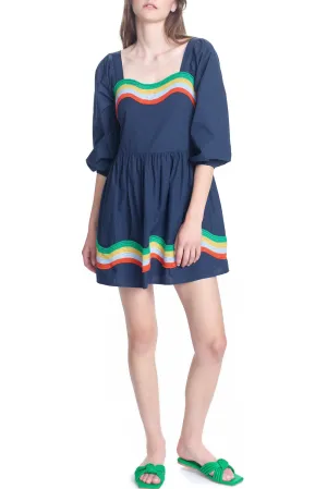 Flattering Shape Ophellia Dress in Sea Ophellia Dress in Sea Formal Aura