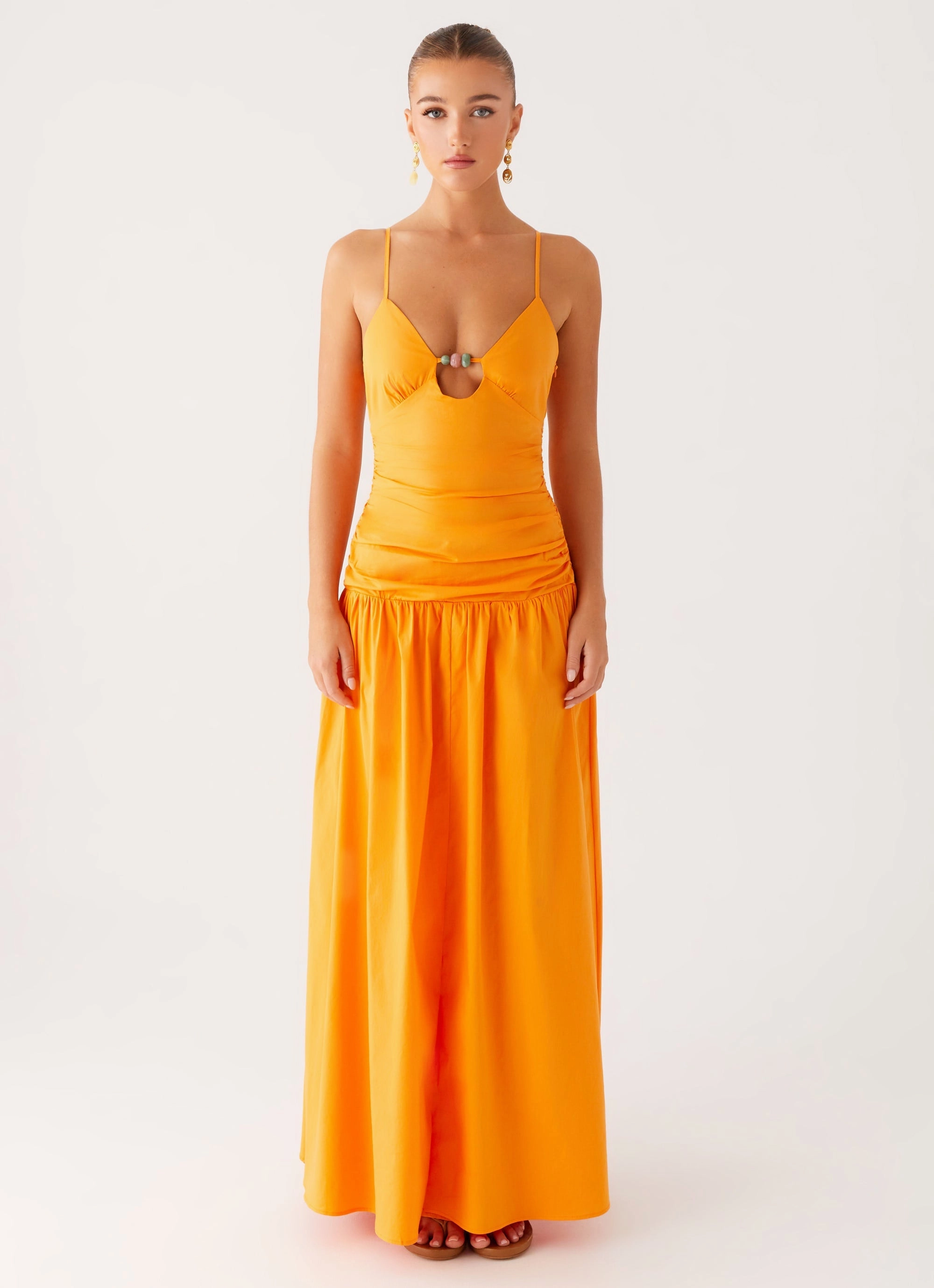 Trendy Tailoring Avani Maxi Dress - Orange