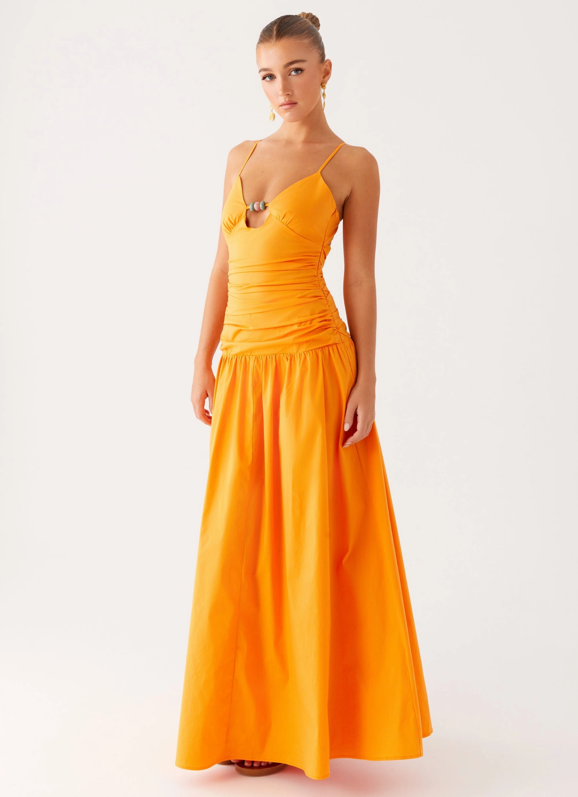 Avani Maxi Dress - Orange Fresh Look Bohemian-Style