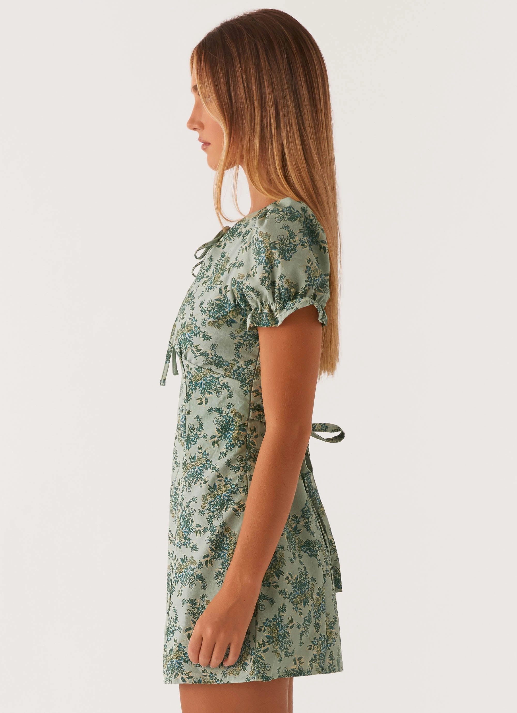 Someday Mini Dress - Cloud Nine Floral Petite-Size