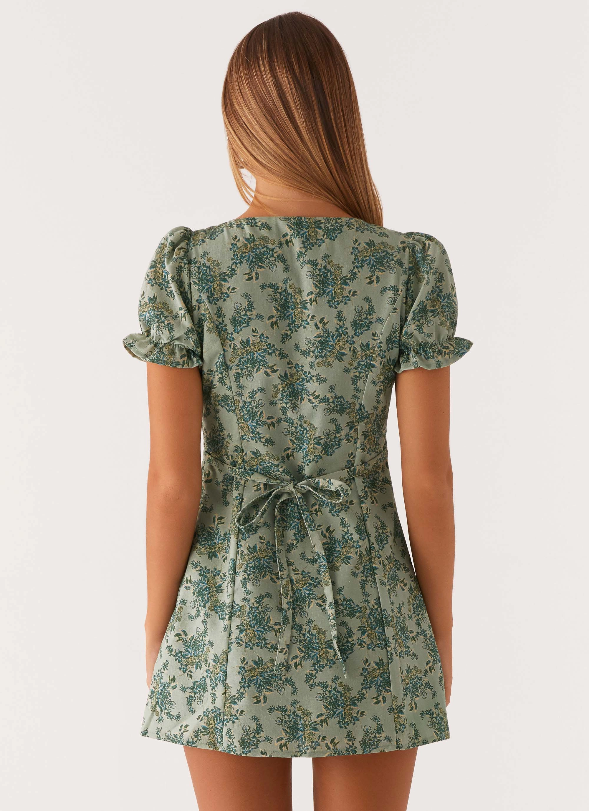 Someday Mini Dress - Cloud Nine Floral Slim Form