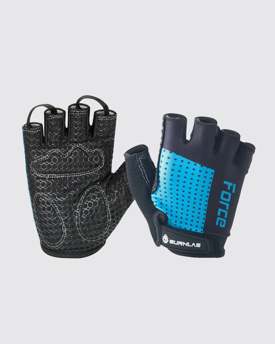 Flex & Force Sweat Wicking Gym Gloves With Grippy Padding - Men and Women