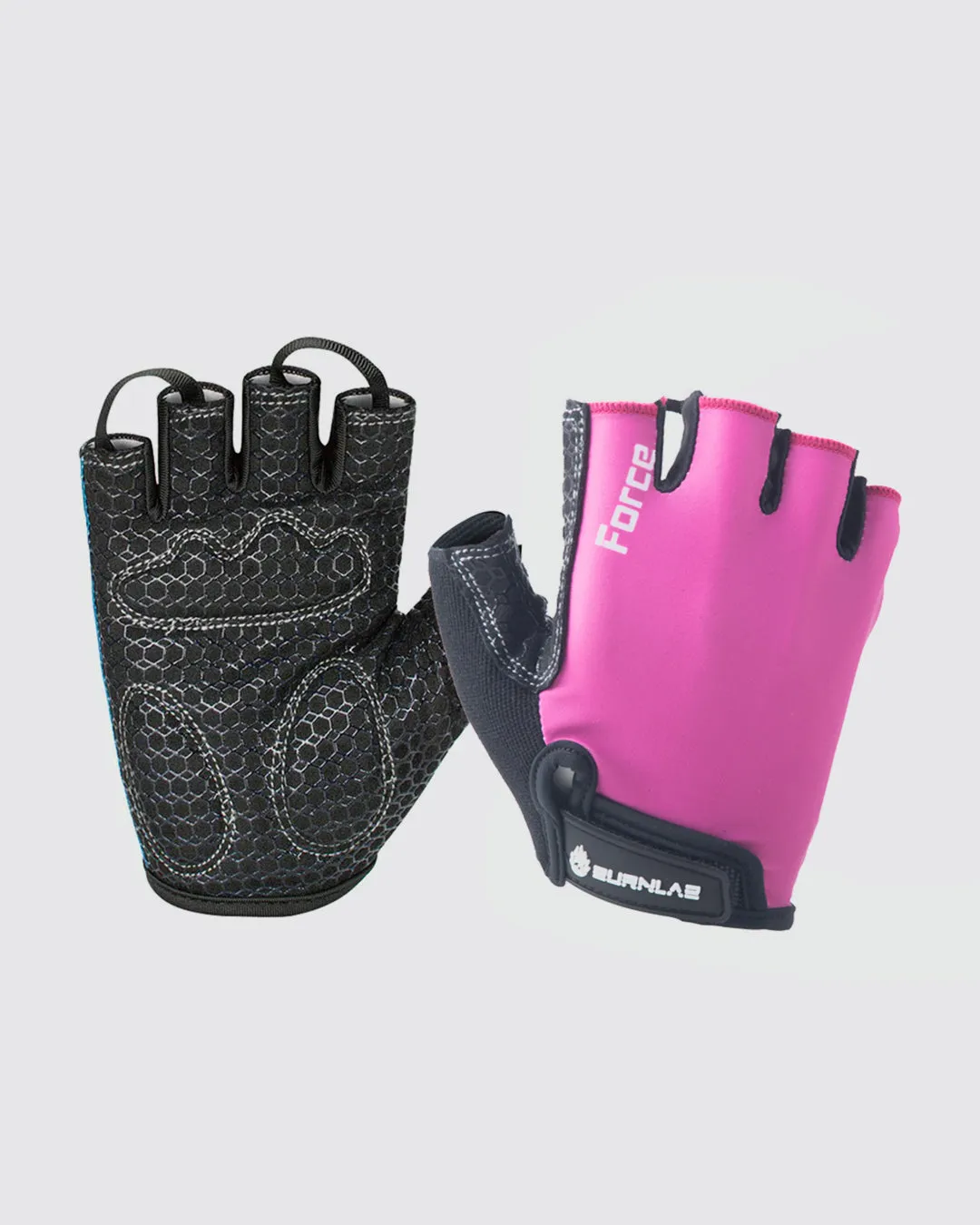 Flex & Force Sweat Wicking Gym Gloves With Grippy Padding - Men and Women