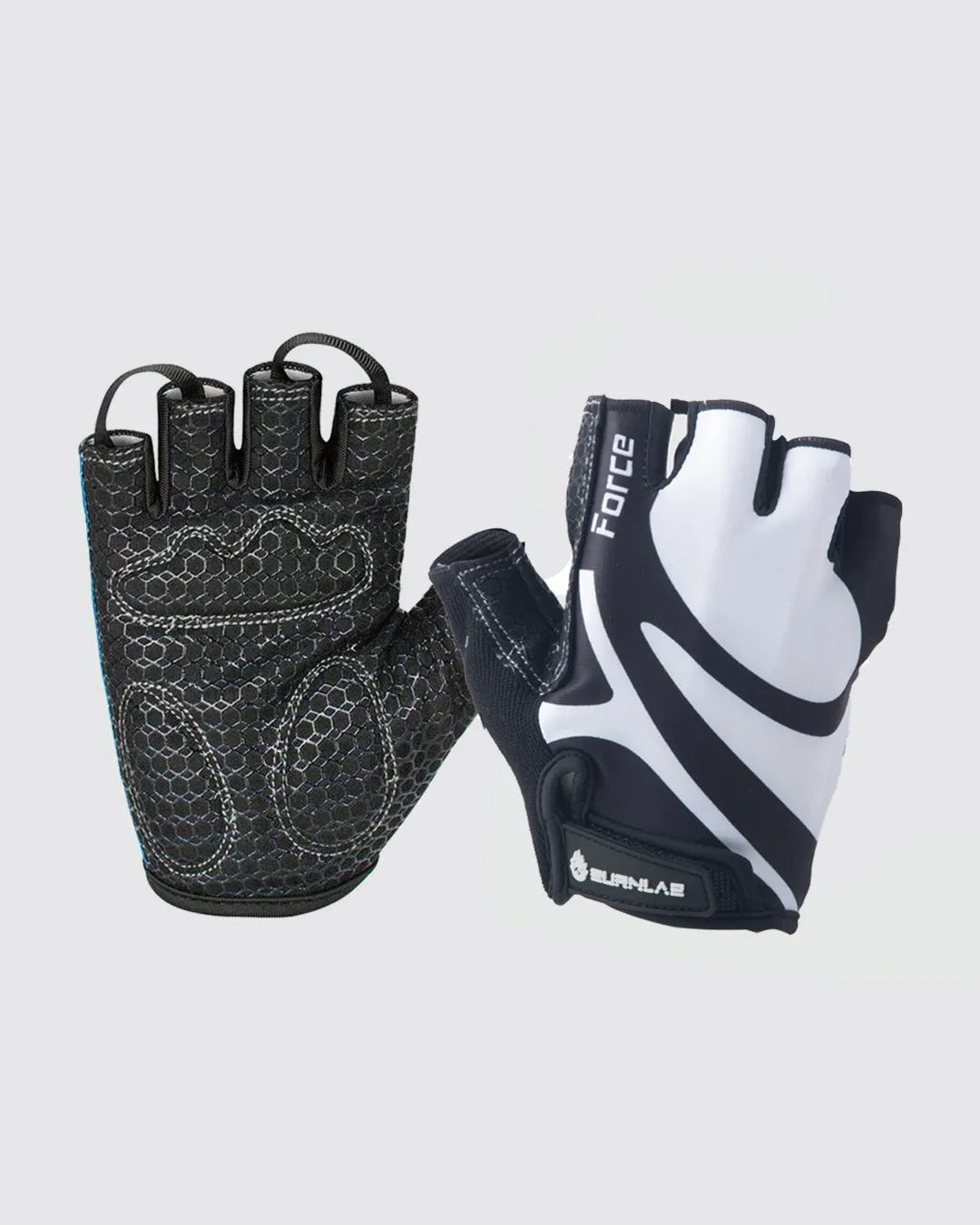 Flex & Force Sweat Wicking Gym Gloves With Grippy Padding - Men and Women