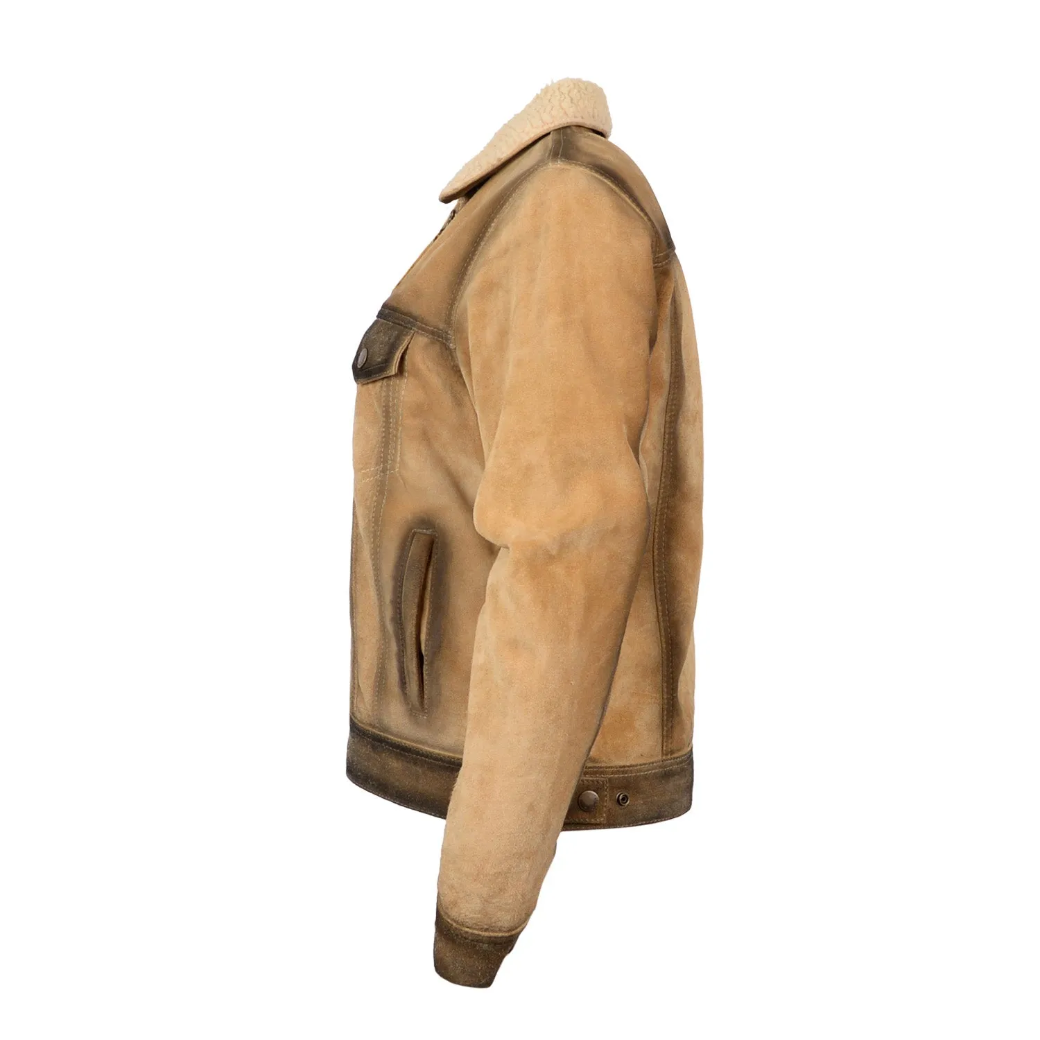 Essential Wear Resilient material STS Ranchwear Womens Josey Wales Buckskin Suede Leather Jacket