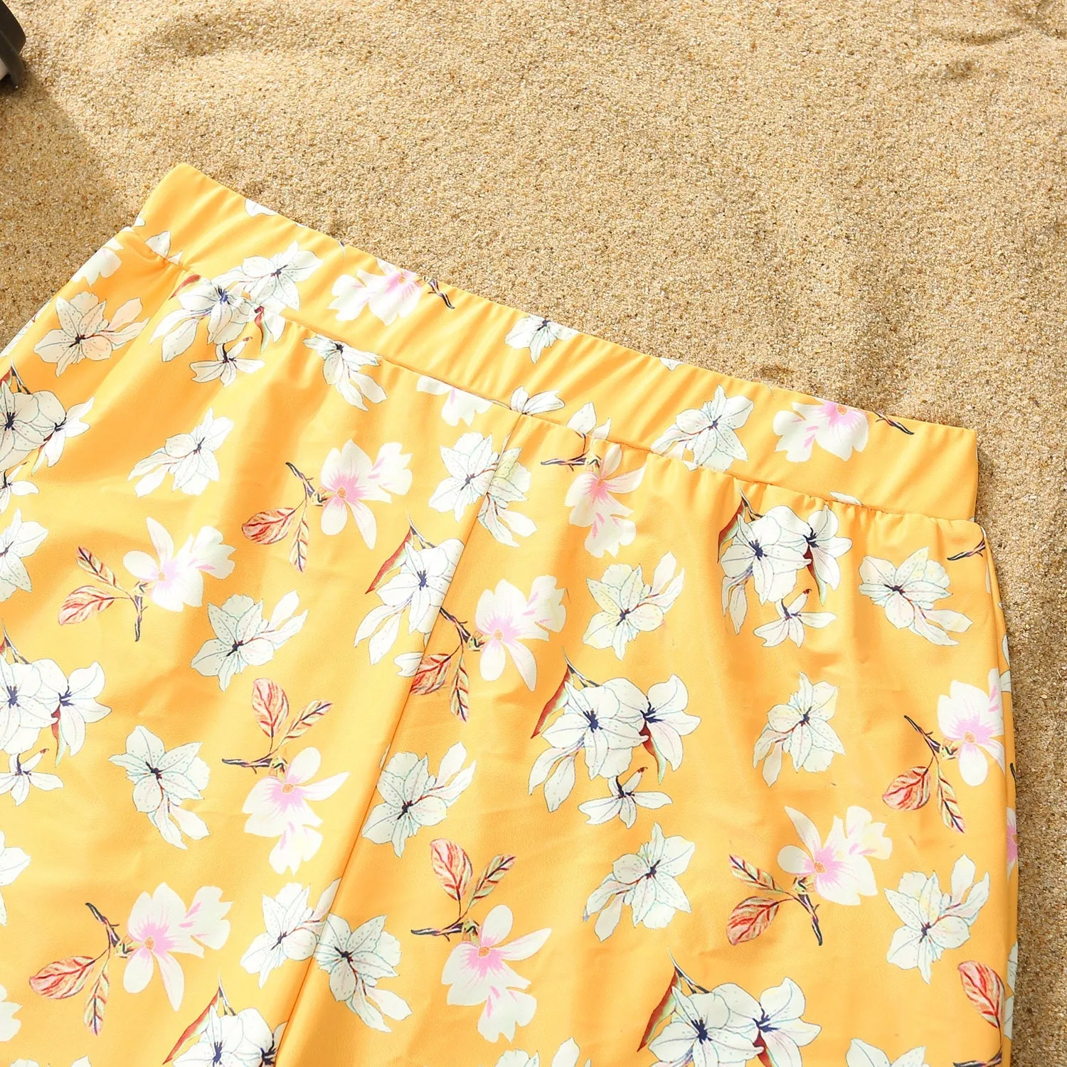Floral Print Family One Piece Swimsuit