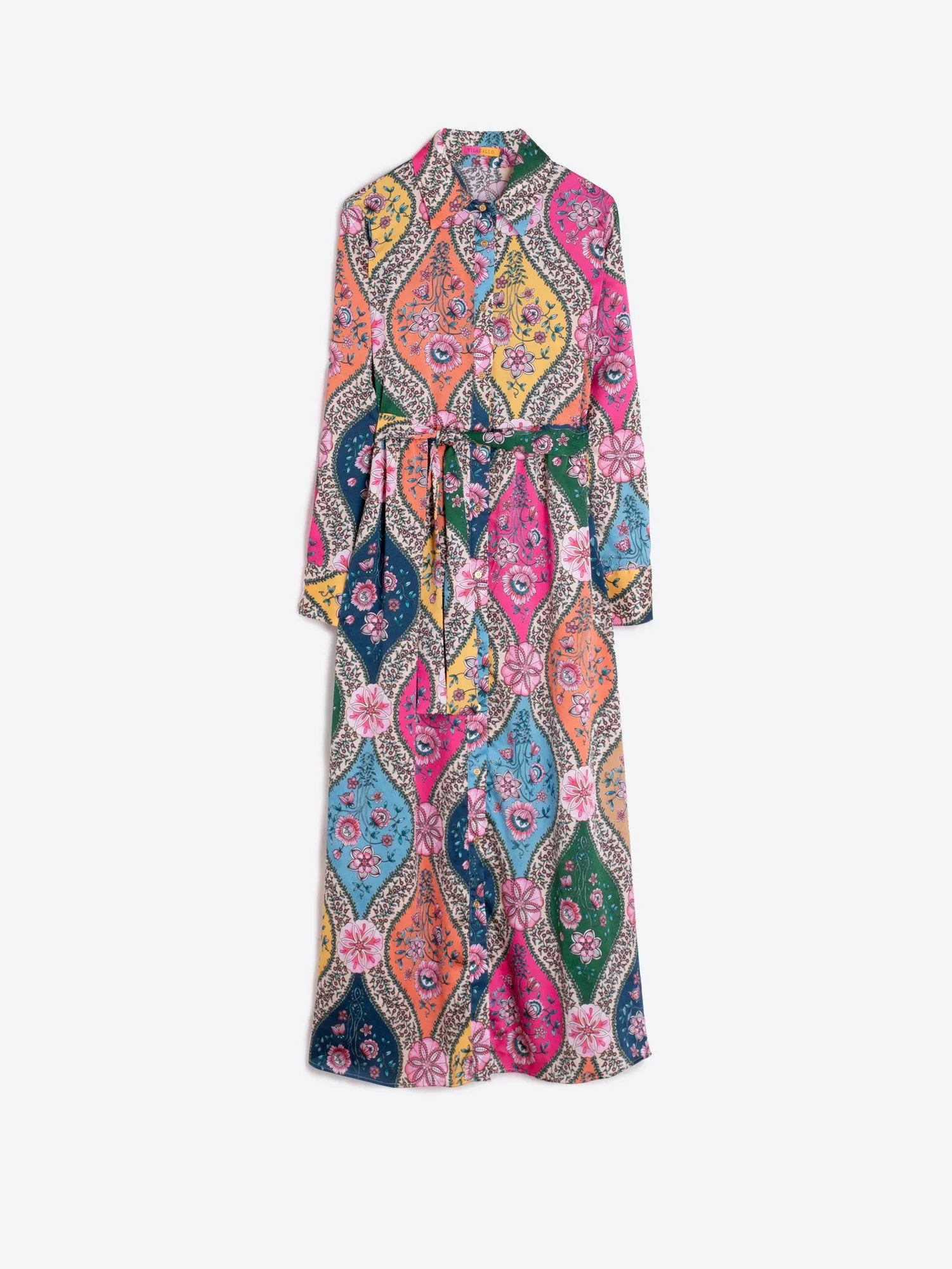 Comfortable Look FLORAL SHIRT DRESS