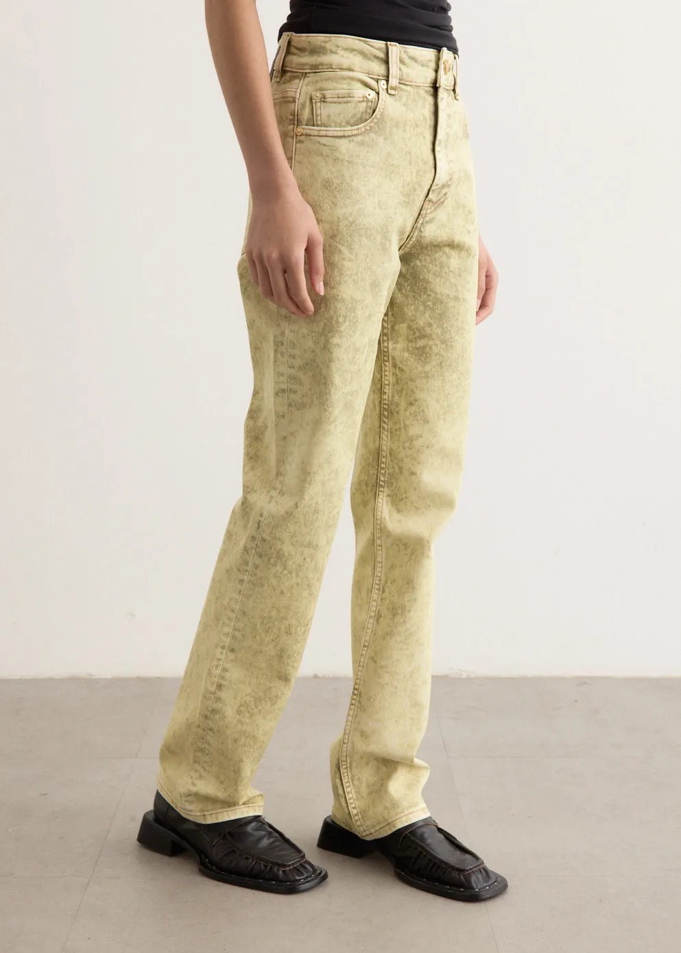 Trend Setter Smart Casual Classic Wear Foil Overdyed Denim Jeans All Occasion
