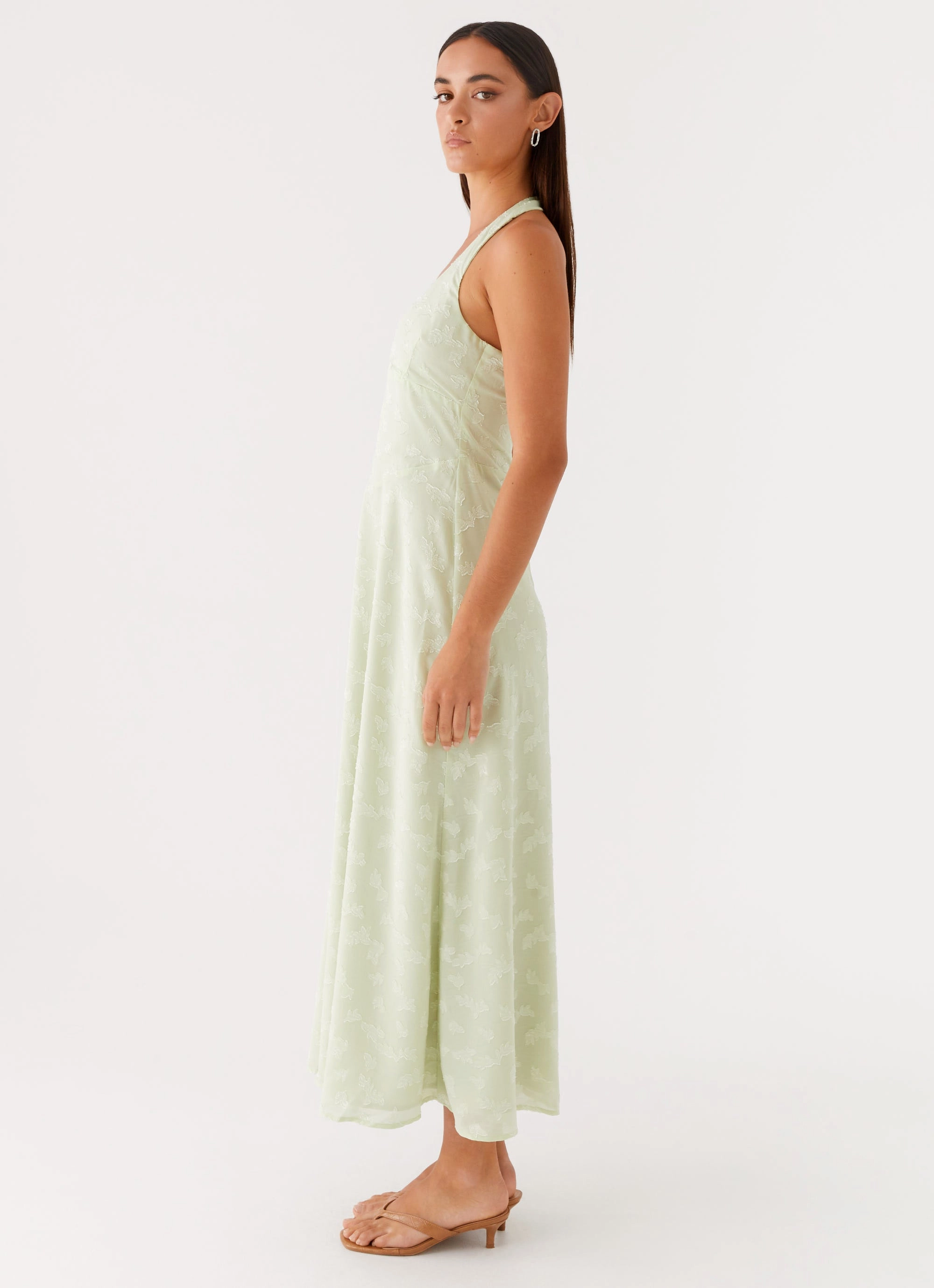 EcoFriendlyDye Francesca Midi Dress - Sage