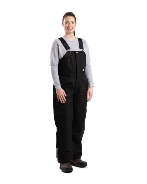 Frayed Edge Trim Berne Womens Icecap Insulated Black 100% Nylon Bib Overall Berne Womens Icecap Insulated Black 100% Nylon Bib Overall All Use Wear Brunch Outfit Casual