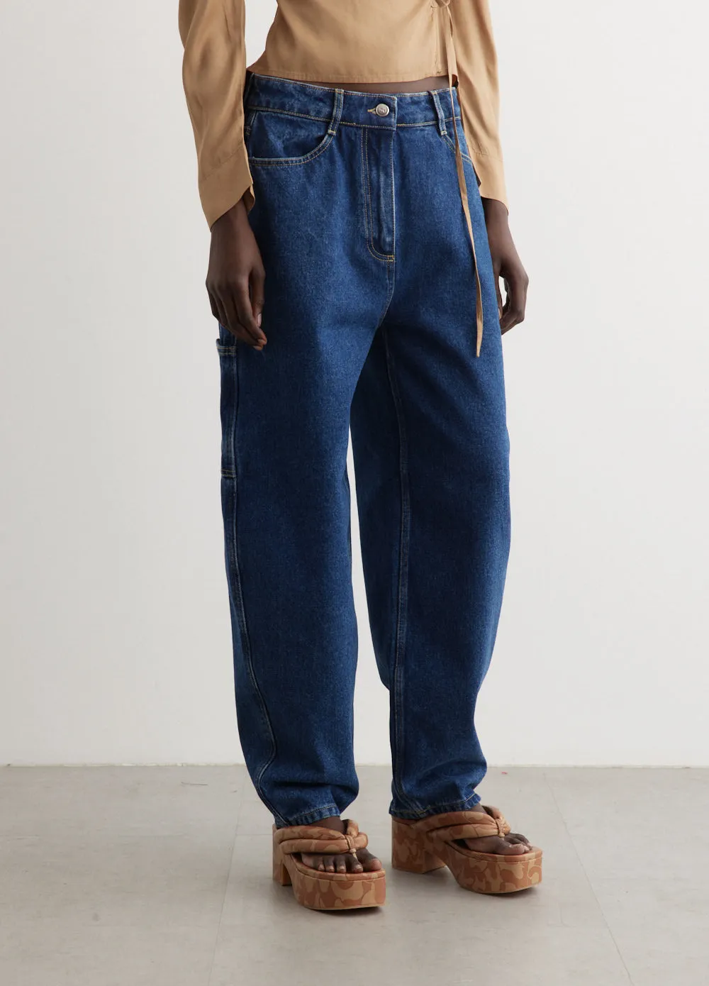 Easy Care Frayed Edge Trim Helle Jeans