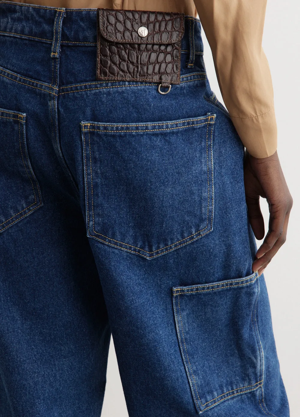 Relaxed Style Work Ready Outdoor Enthusiast City Ready Frayed Edge Trim Helle Jeans