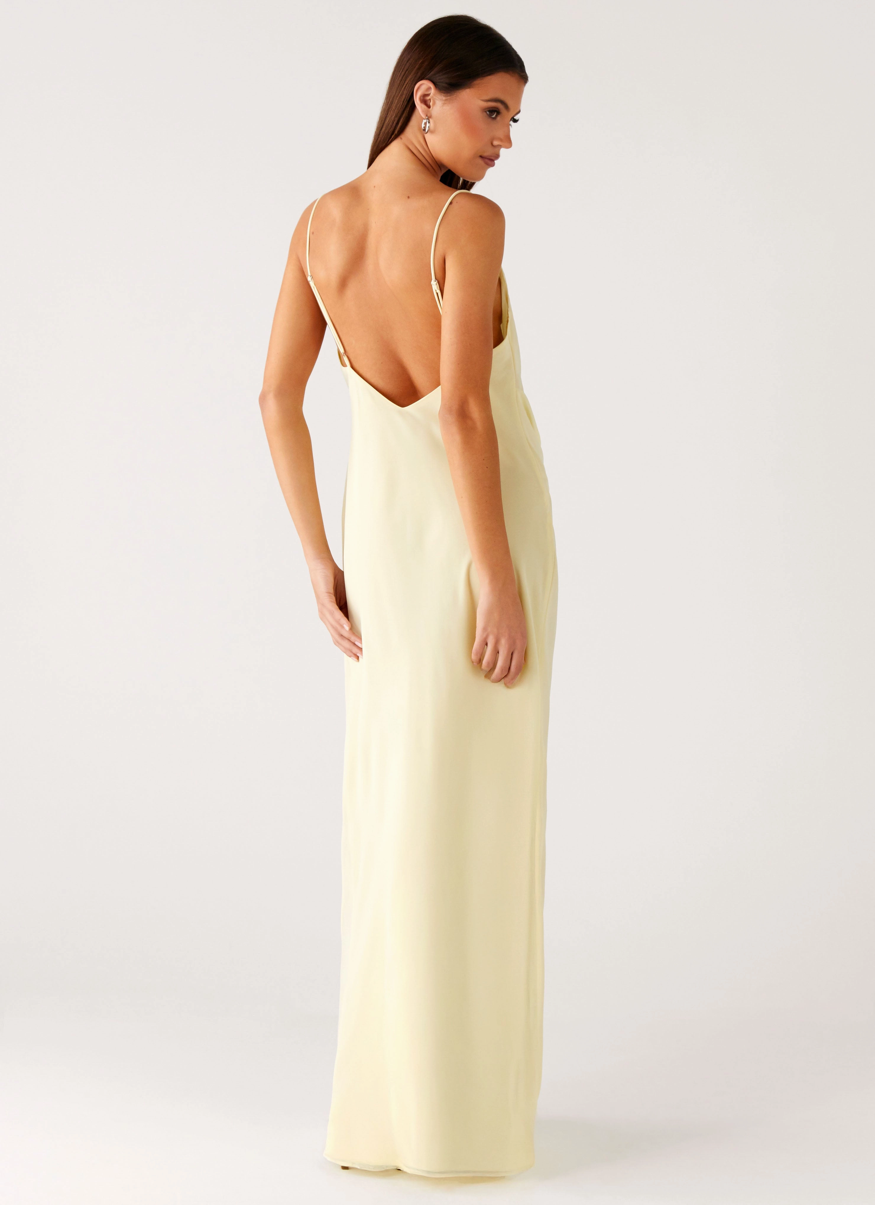 Oliana Maxi Dress - Yellow Everyday Piece custom-fit