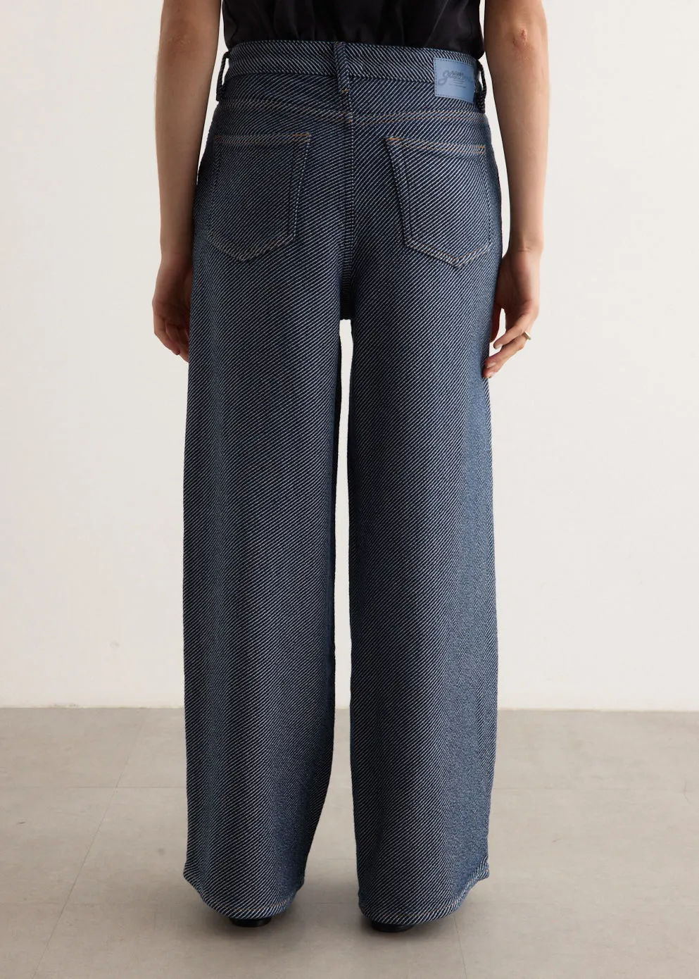 Frictionless Inner Heavy Twill Marri Denim Jeans Zip Fly Closure
