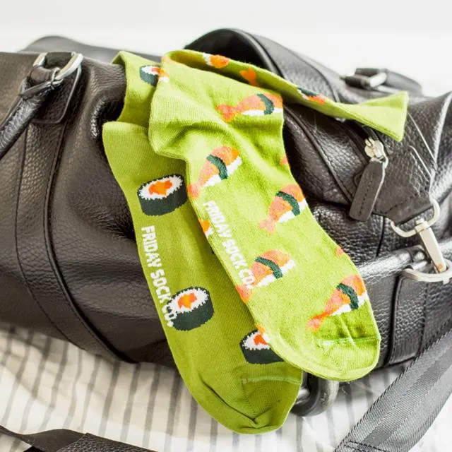 Friday Socks | Men's Sushi V2 (Green)