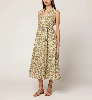 Front Ruching Cheyenne Midi Dress | Viti Flora Cheyenne Midi Dress | Viti Flora Practical work-to-play piece