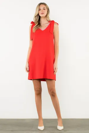 Functional Apparel TIE STRAP DRESS Vibe Choice Shade Soft TIE STRAP DRESS