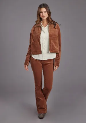 Functional Pocket Stetson Womens Corduroy Raglan Brown Cotton Blend Cotton Jacket Stetson Womens Corduroy Raglan Brown Cotton Blend Cotton Jacket Shopping Day Vibrant