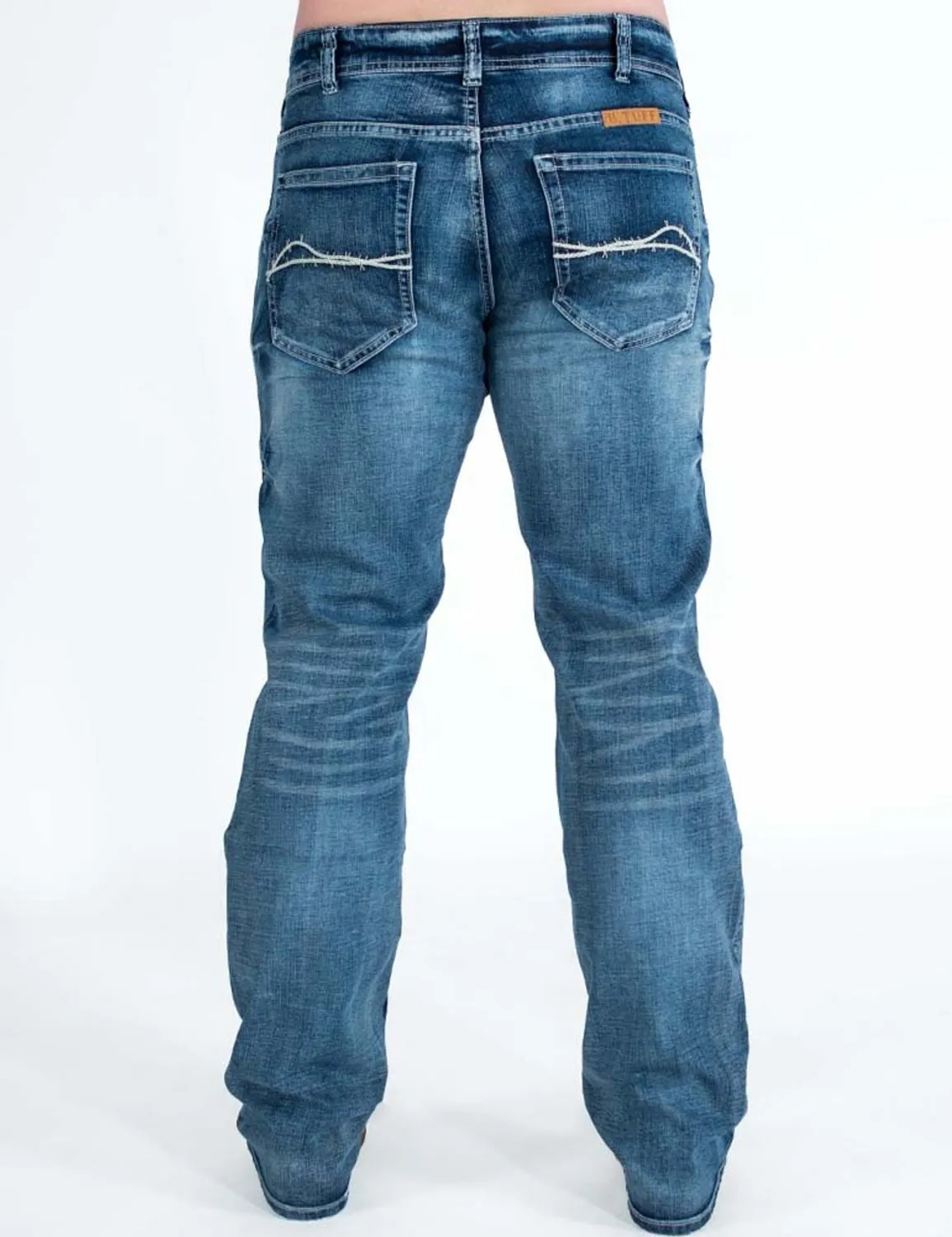 Daily Style Casual Classic Cowgirl Tuff Womens Casey II Medium Wash Cotton Blend Jeans