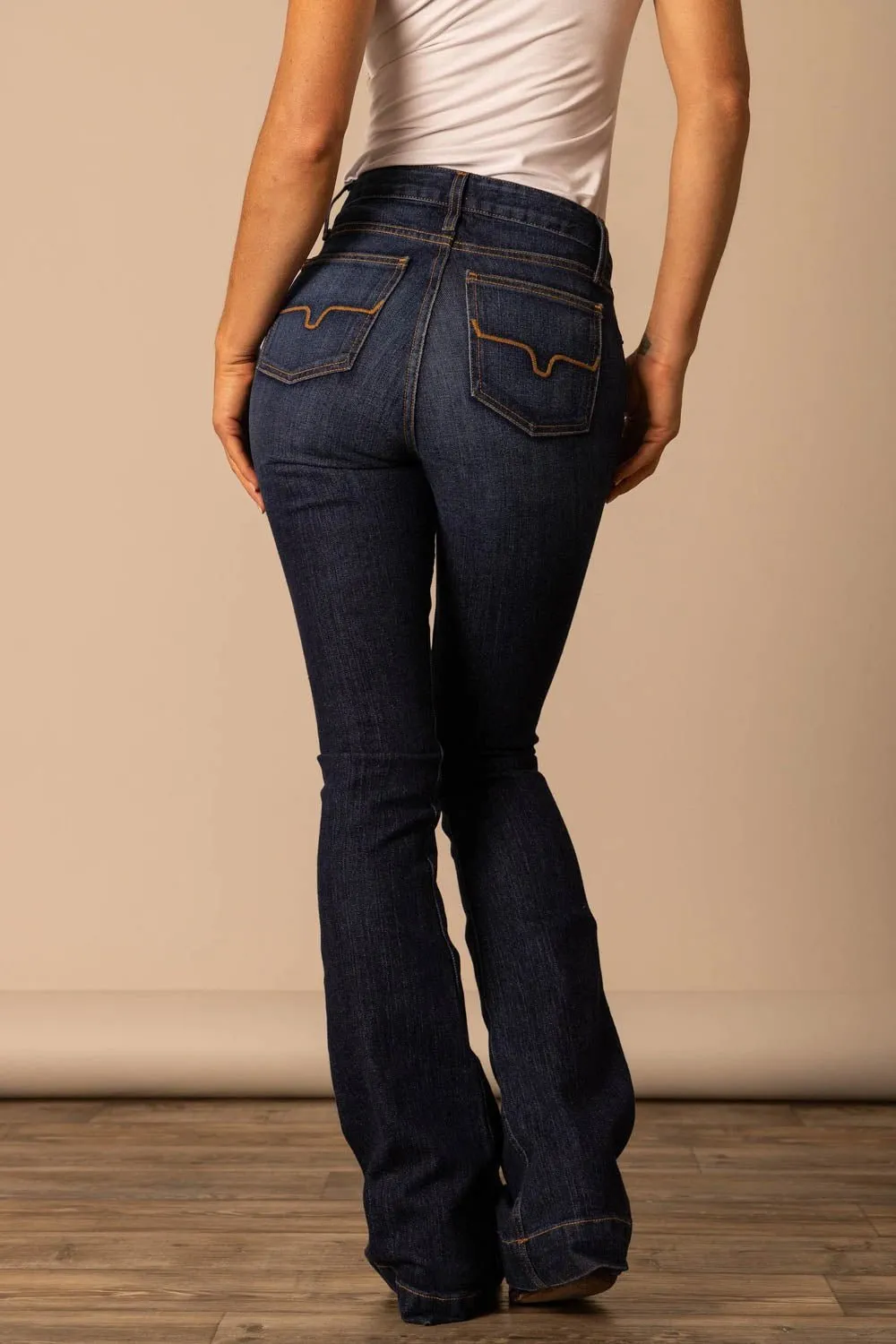Night Out Rainy Day Quick Dry Fabric Kimes Ranch Womens Jennifer Blue Cotton Blend Jeans