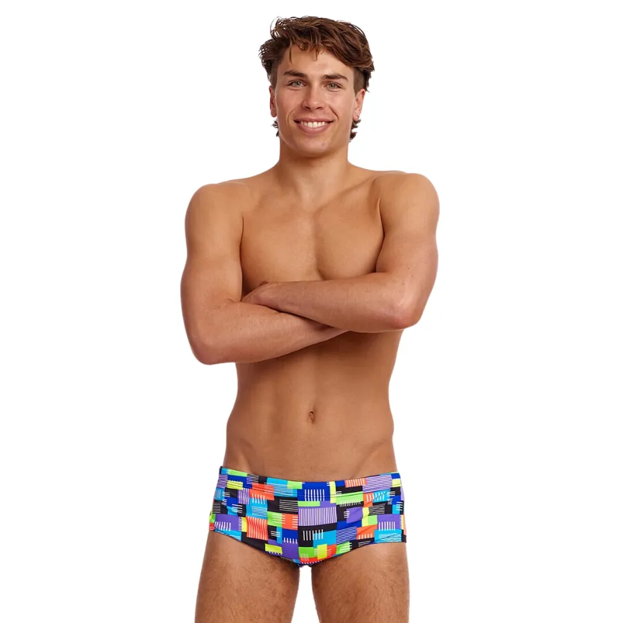 Funky Trunks Mens Sidewinder Trunks FTS015M - Chip Set