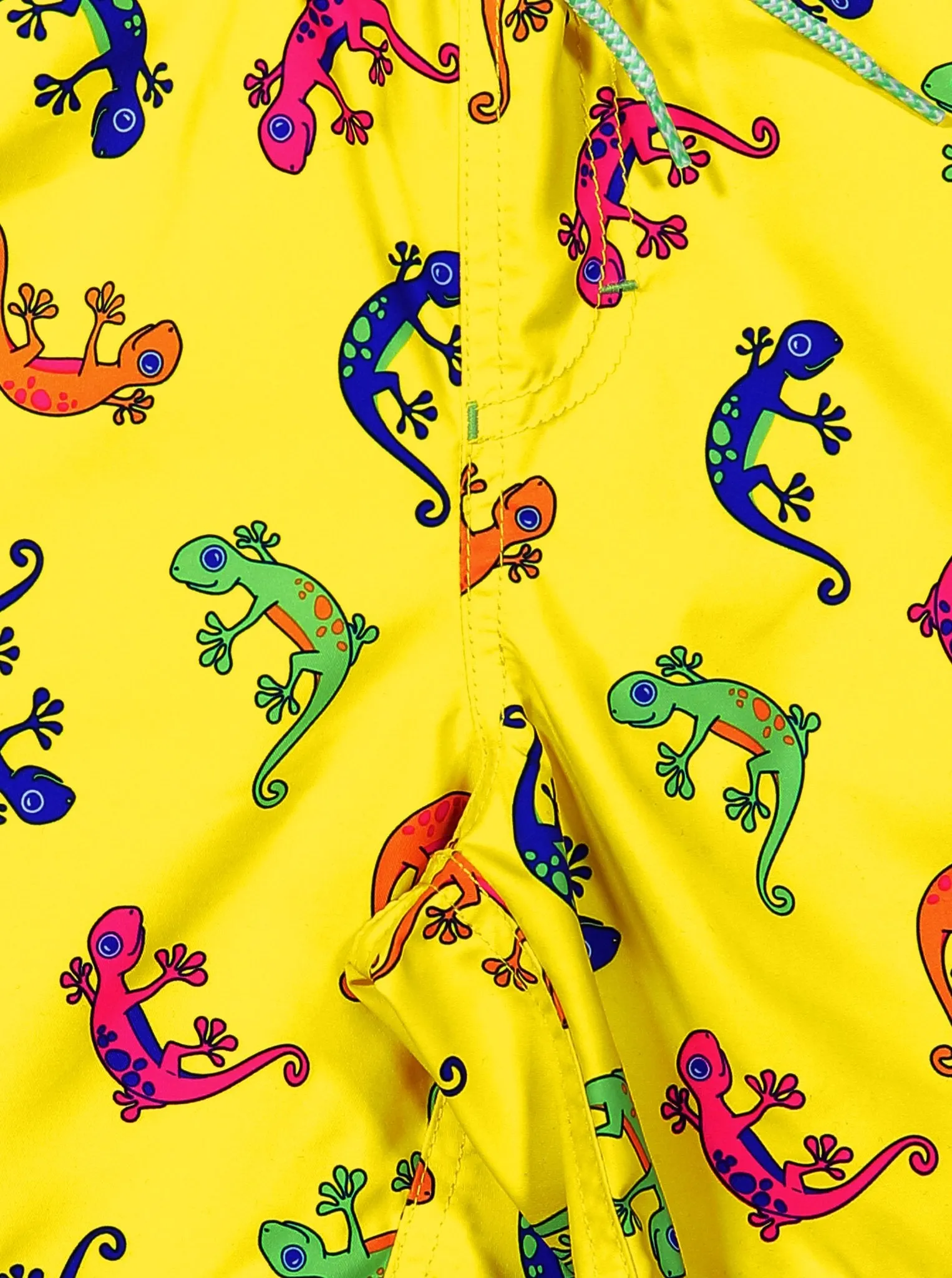 Gecko Print Kids Swim Shorts