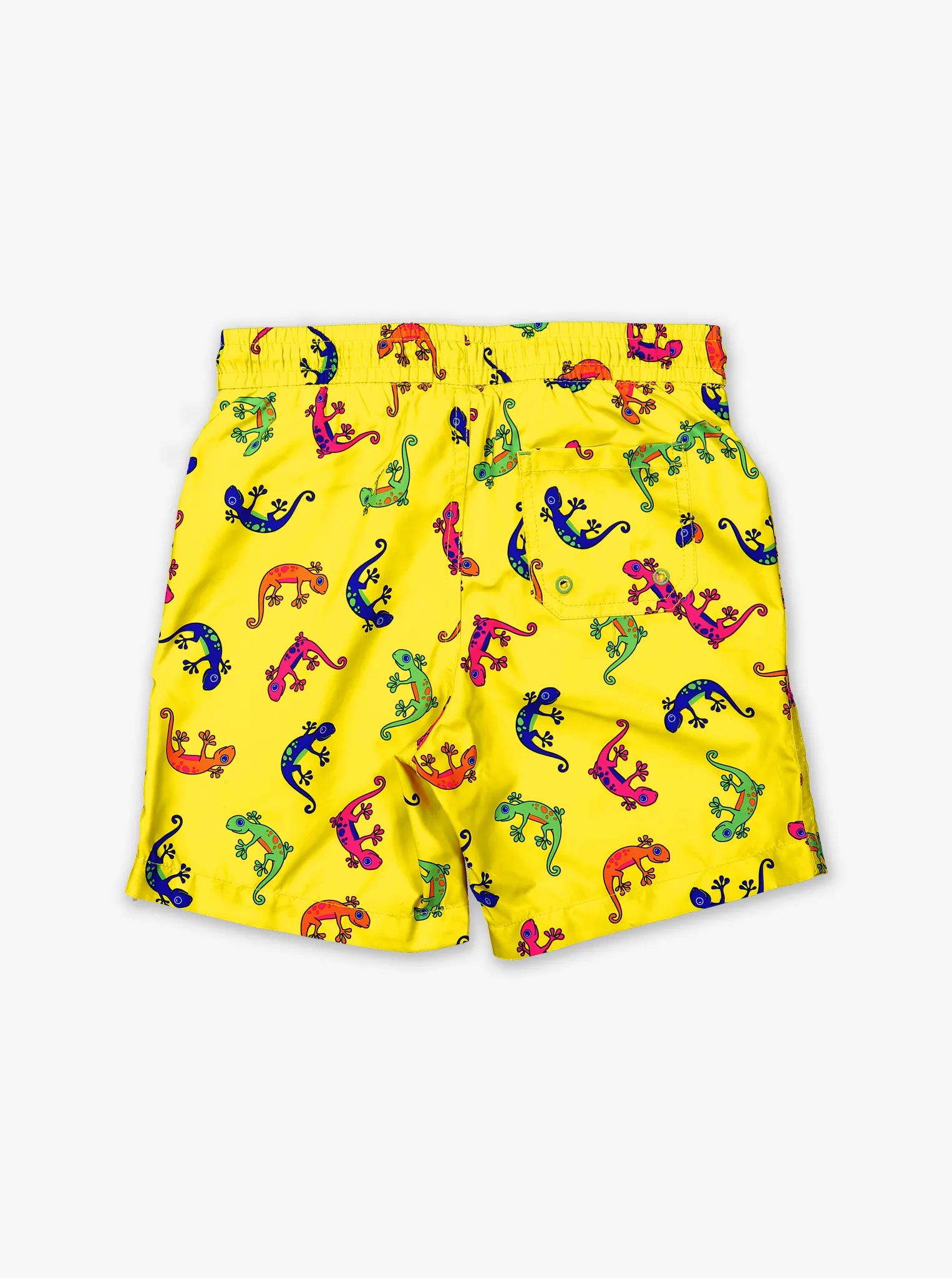 Gecko Print Kids Swim Shorts