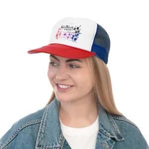 Genderfluid Flag Trucker Caps Key West Pride - My Rainbow is In My DNA