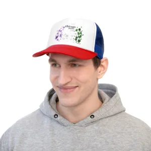 Genderqueer Flag Trucker Caps Chicago  Pride - My Rainbow is In My DNA