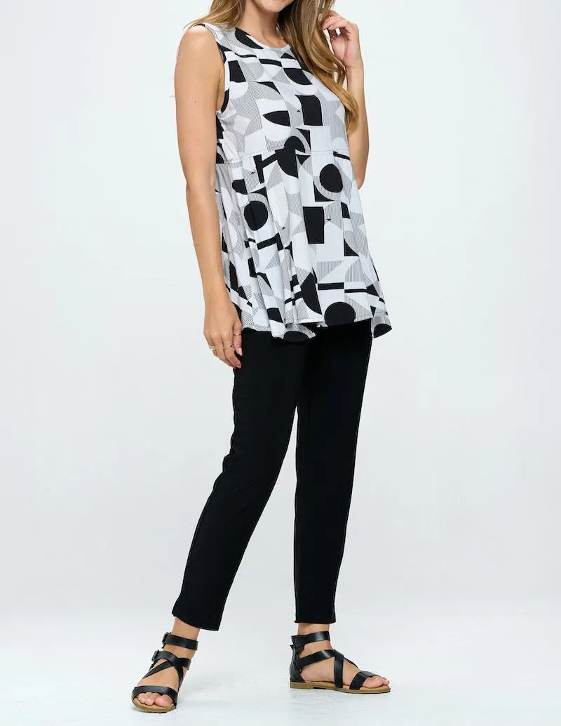 Geometric Print Reversible Tank Top