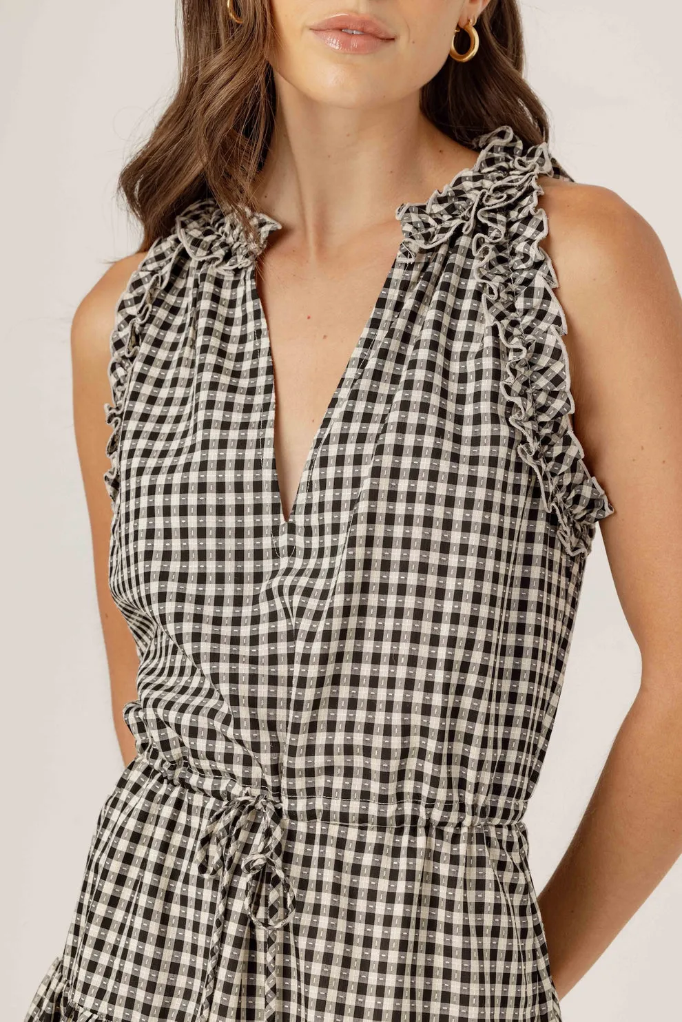 Understated Glam GINGHAM BLISSE DRESS
