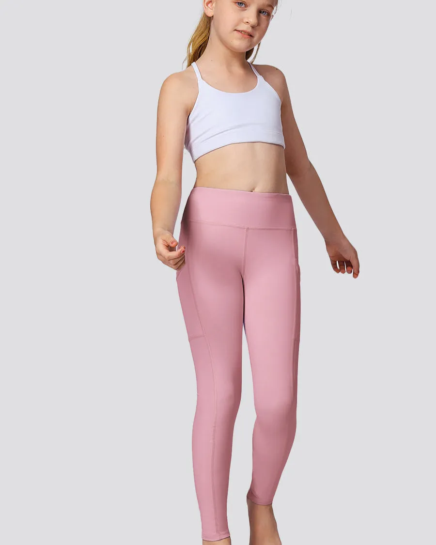 Girl's Athletic Leggings 2-pack｜3-pack ｜4-pack