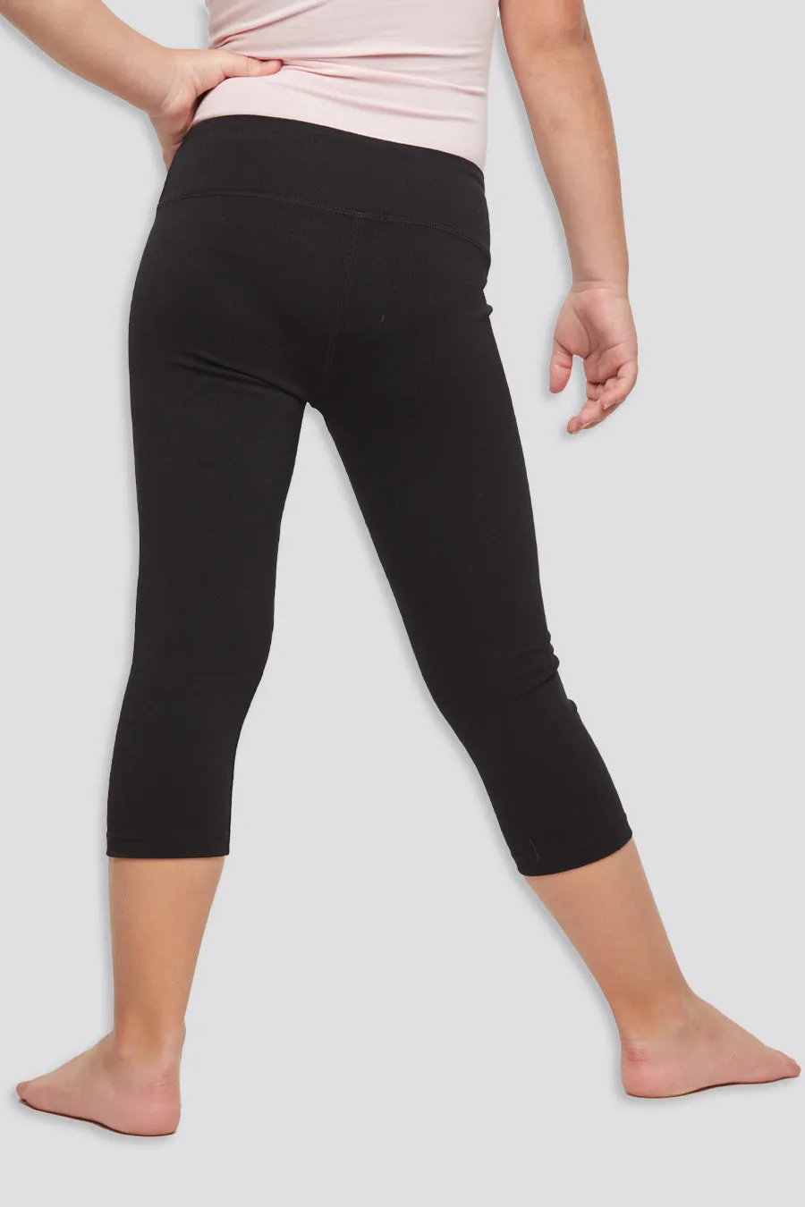 Girls Capri Yoga Leggings