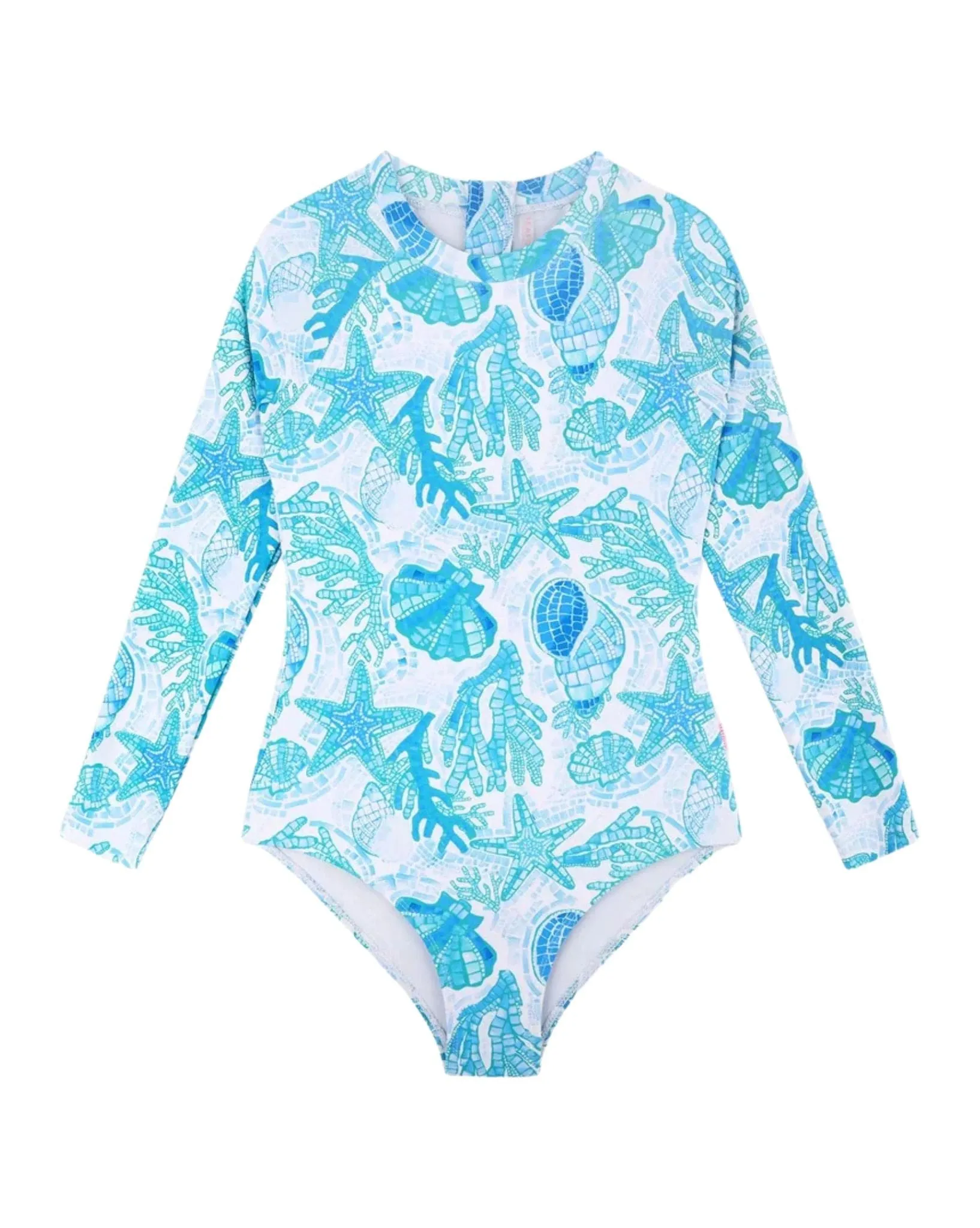 Girls La Mer Blue Paddlesuit