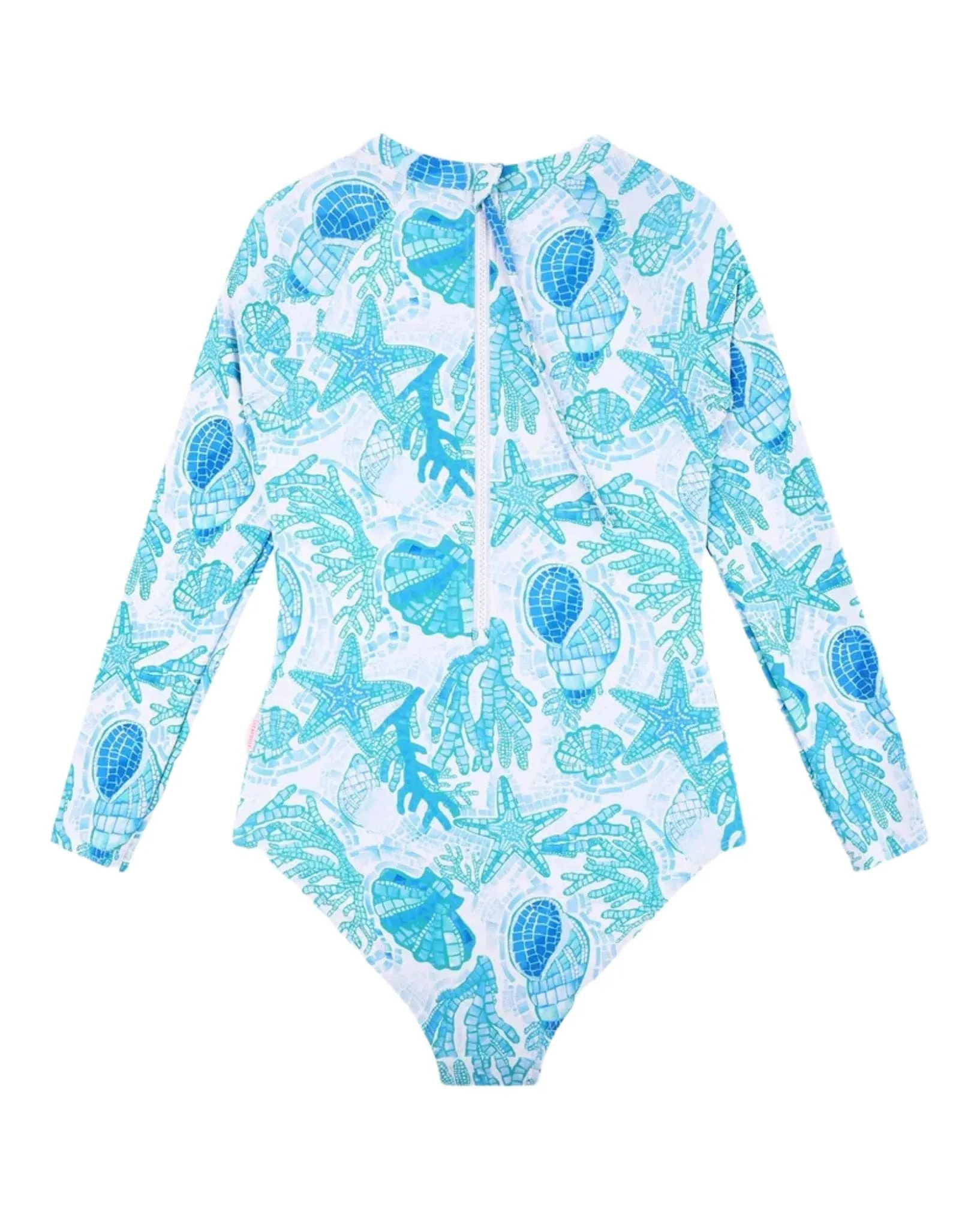 Girls La Mer Blue Paddlesuit