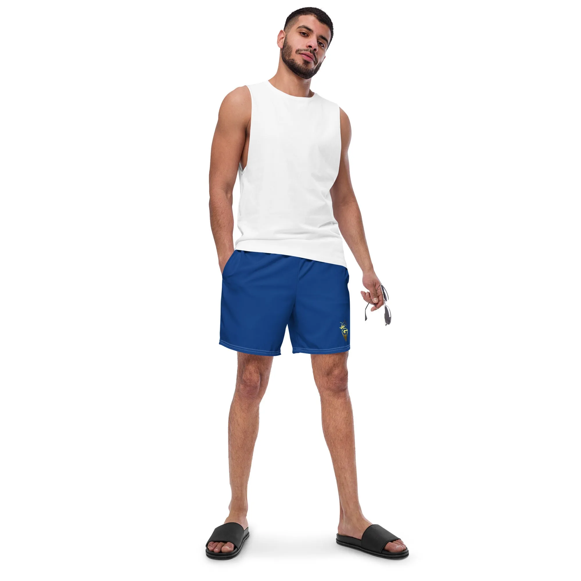 Glamire Recycled Swim Trunks Blue