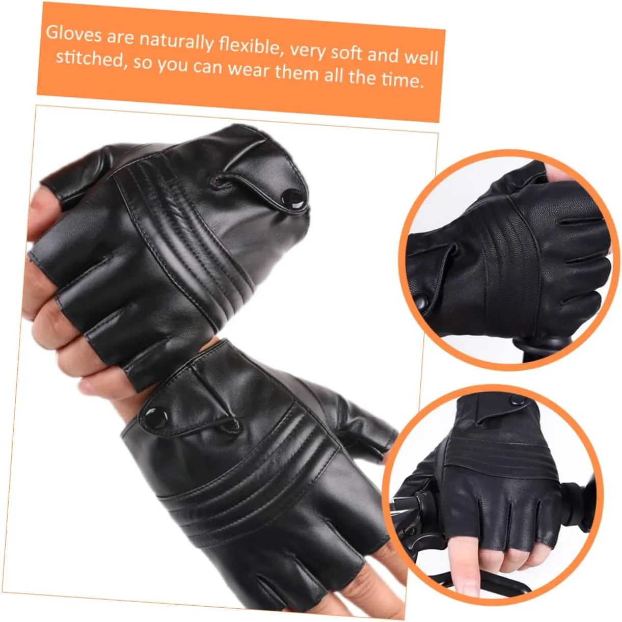 Gloves Balance Muffs for Men Mens Glove Unlined Half Finger Alt Accessories Winter Glove Cycling