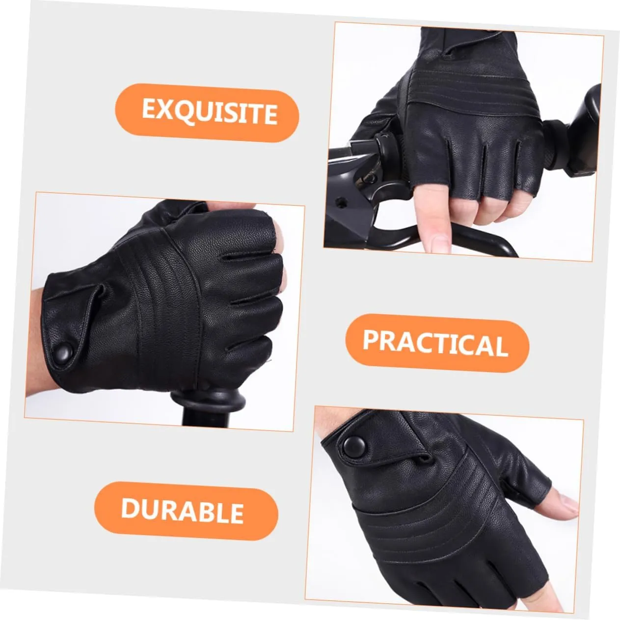 Gloves Balance Muffs for Men Mens Glove Unlined Half Finger Alt Accessories Winter Glove Cycling