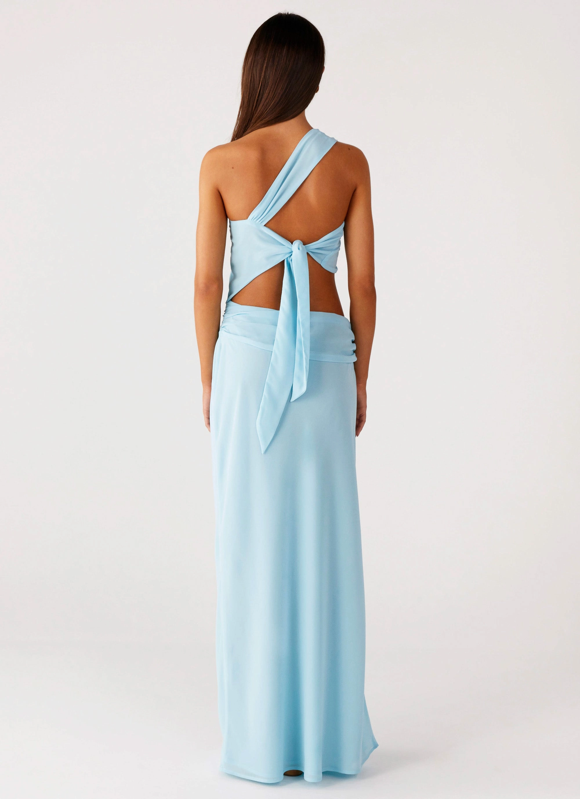 Cindelle One Shoulder Maxi Dress - Turquoise Skin Tone Versatile Comfort