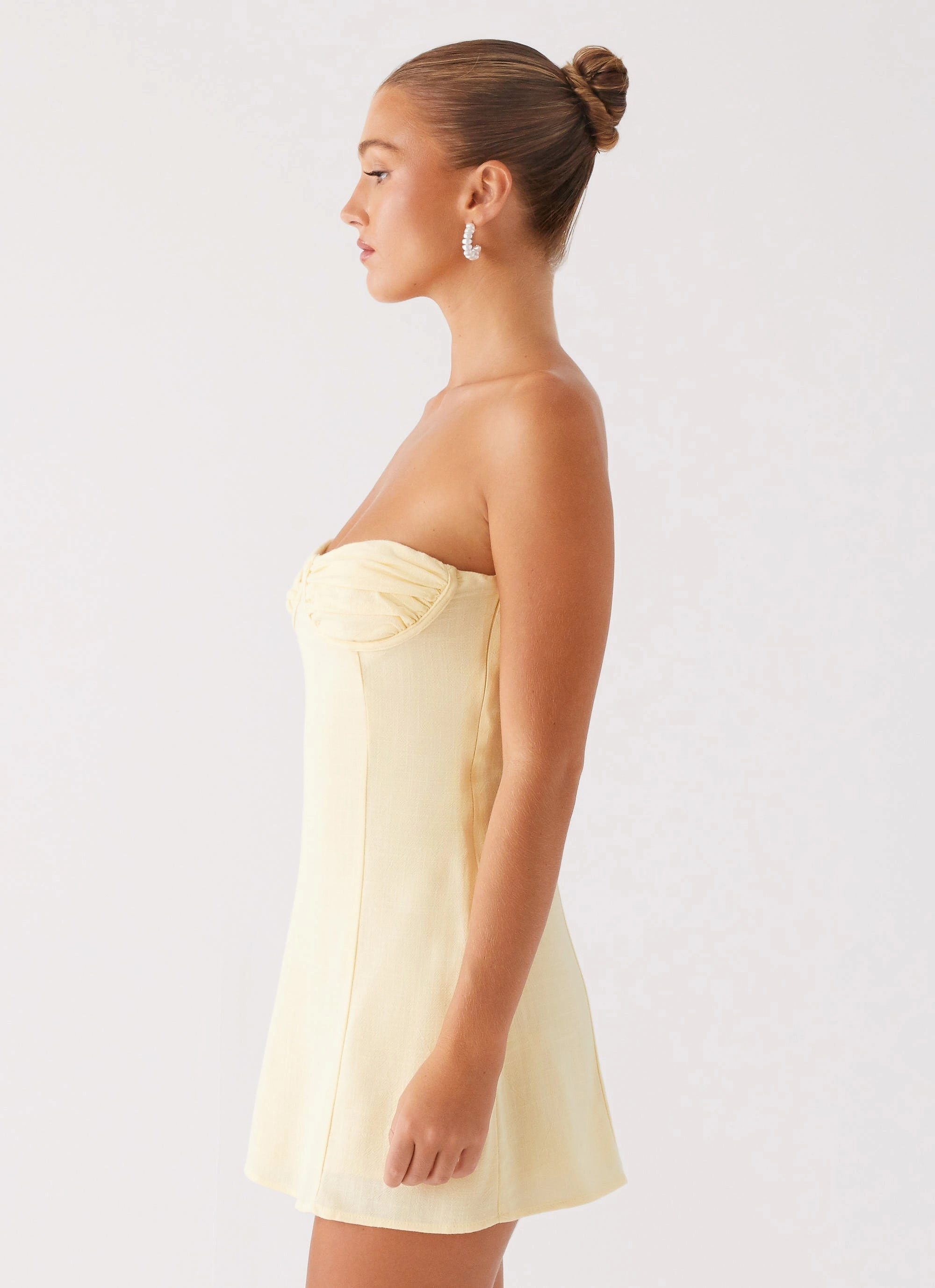 Beauty Zone Bindi Mini Dress - Yellow