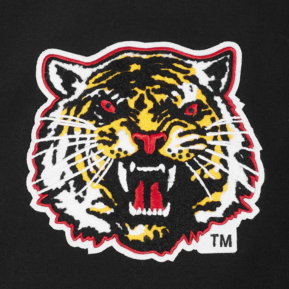 GRAMBLING STATE UNIVERSITY CLASSIC MEN'S FZ PO HOODIE (BLACK)