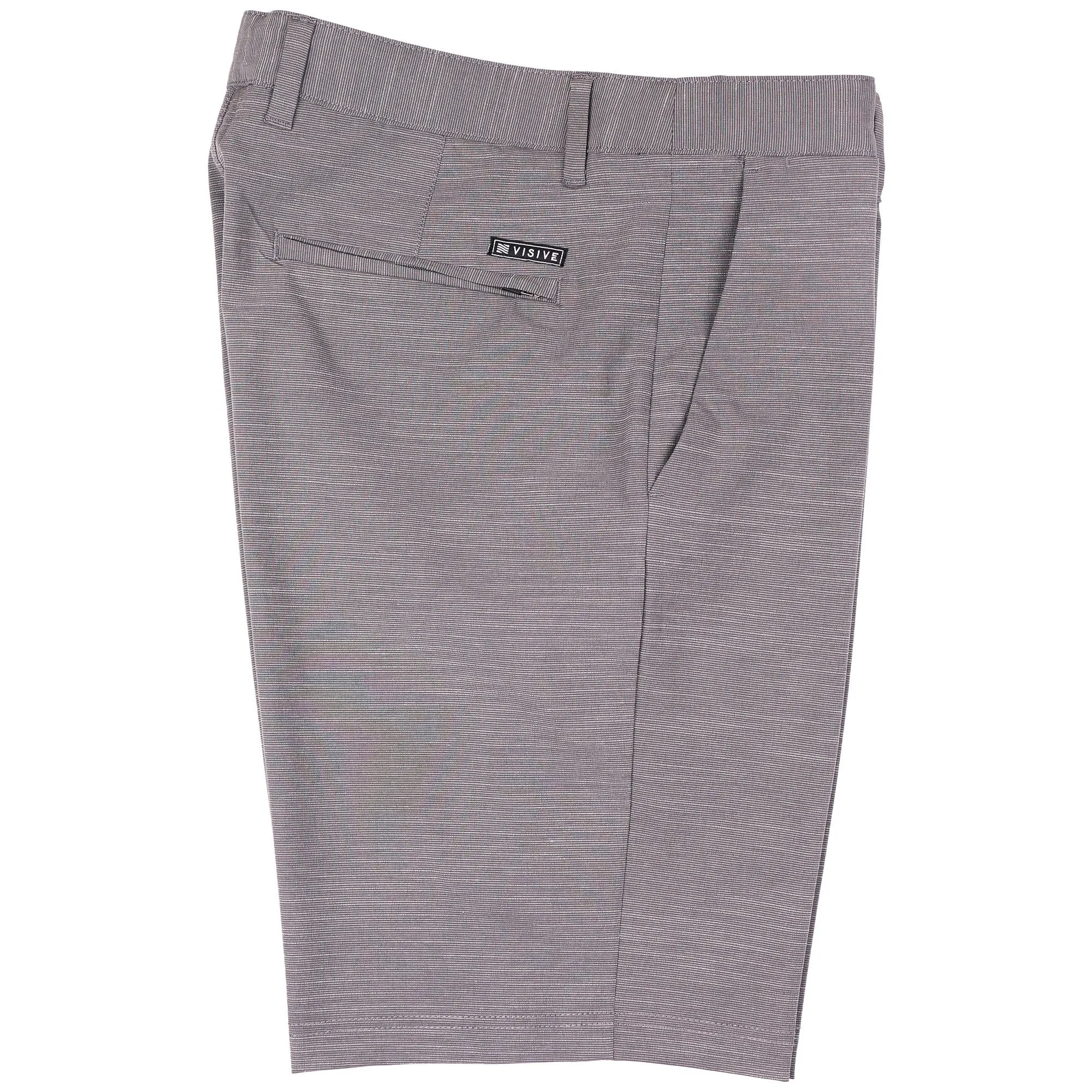 Grey Slub - Mens Hybrid Shorts