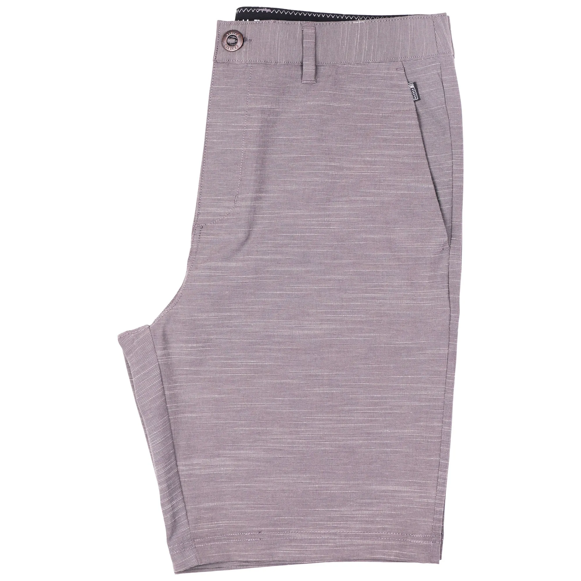 Grey Slub - Mens Hybrid Shorts