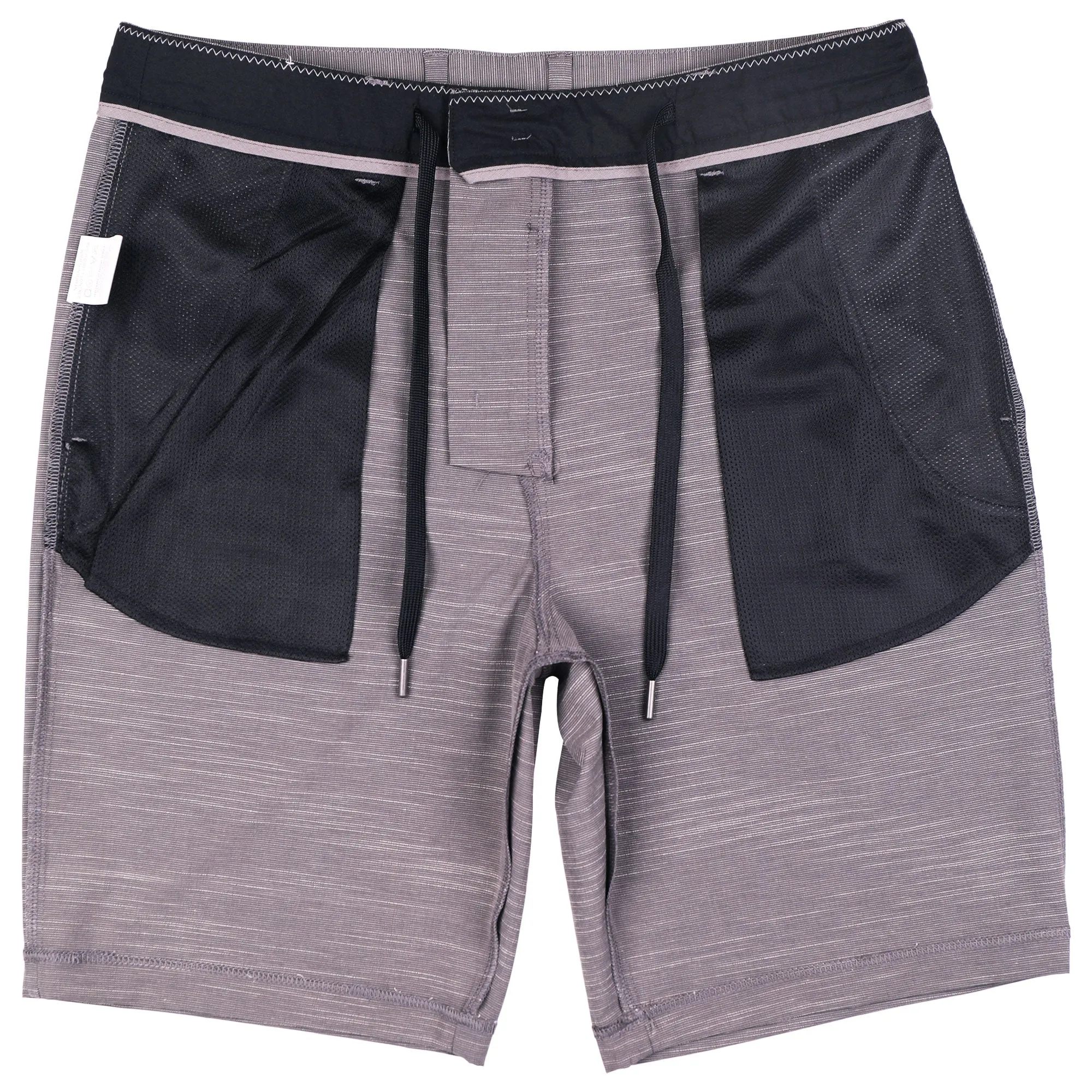 Grey Slub - Mens Hybrid Shorts