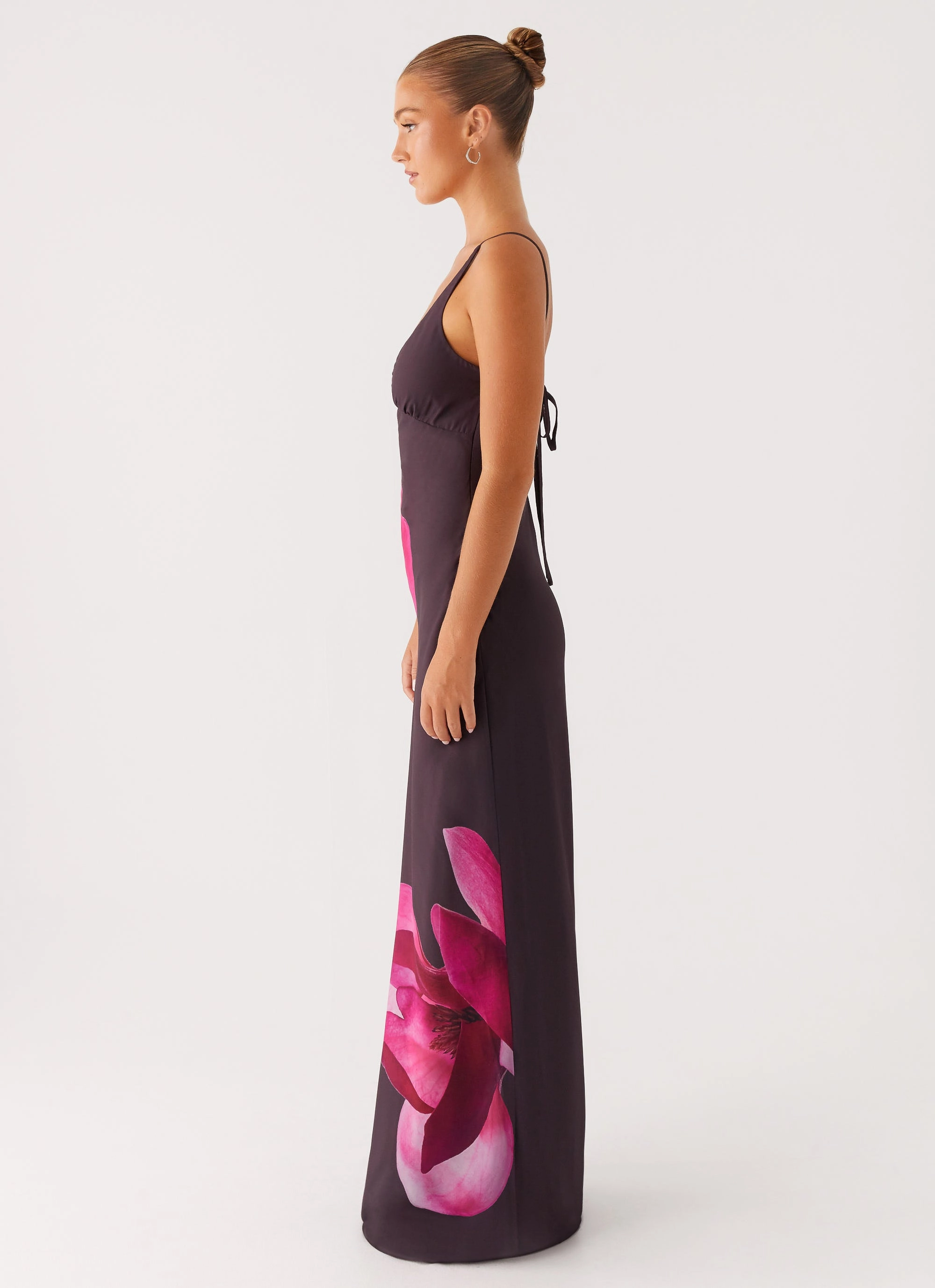 Elegant Simplicity Griselda Maxi Dress - Dark Chocolate