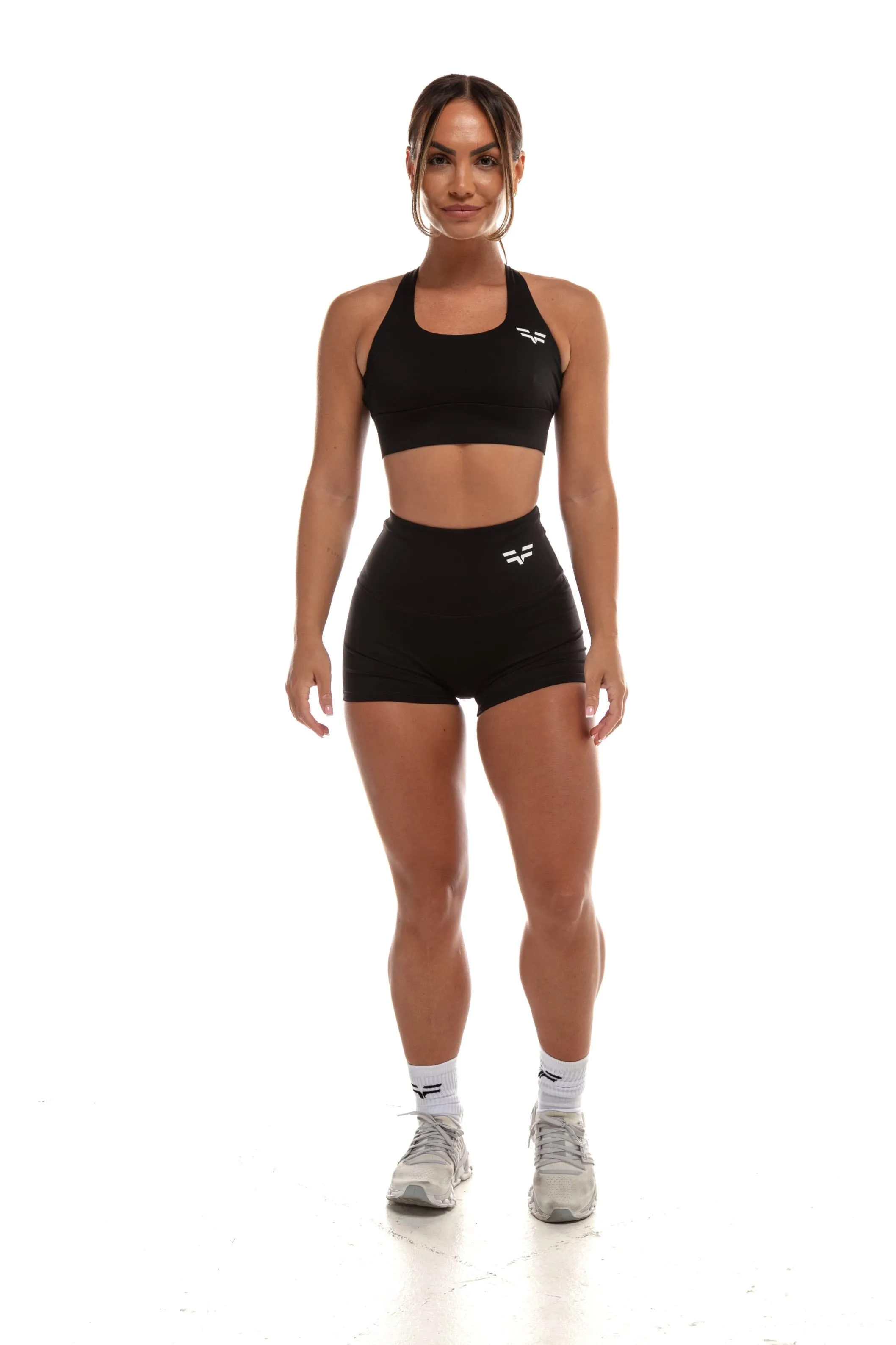 GymFreak Women's Vision Shorts - 2 inch Black