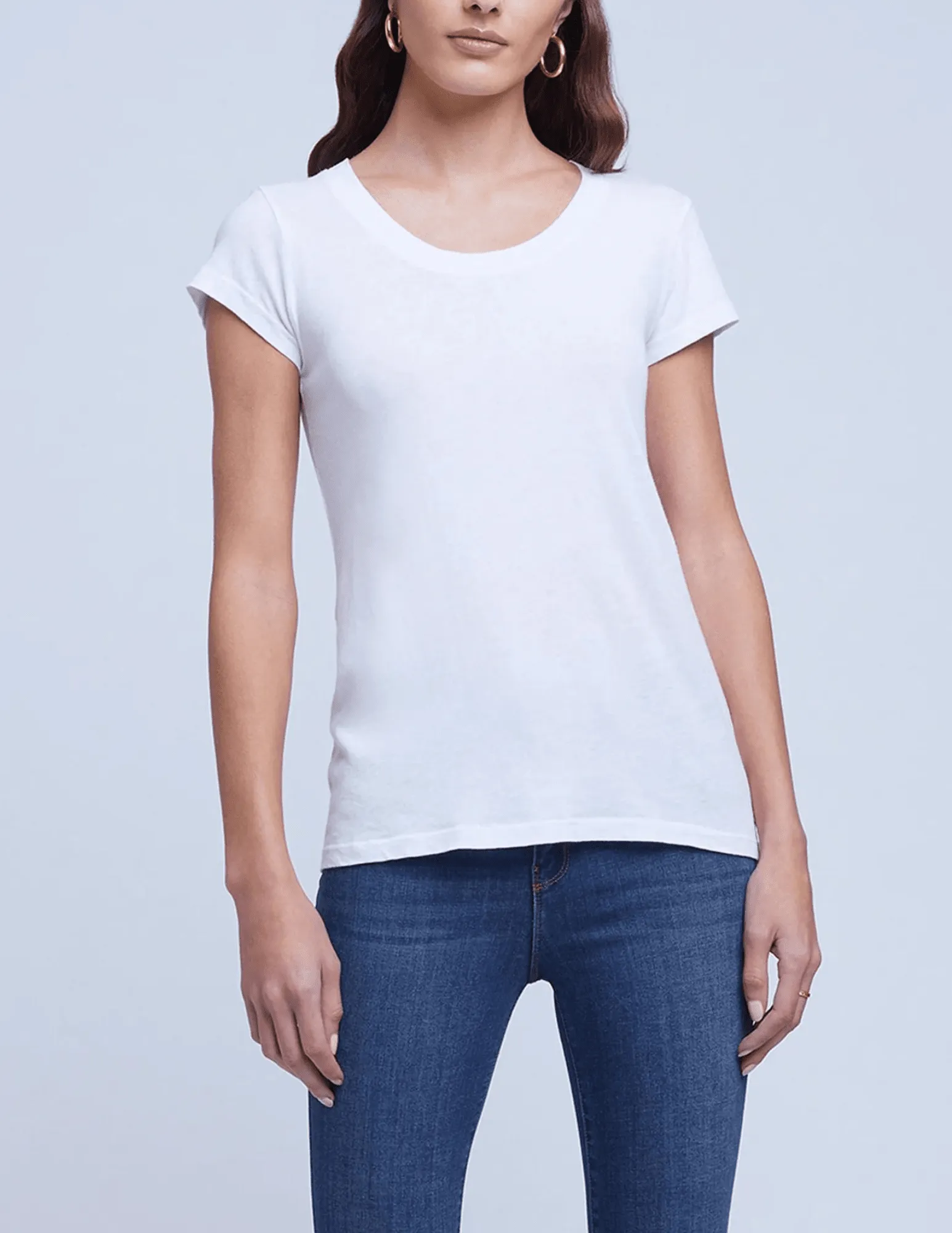 L'Agence Cory Short Sleeve Tee Temperature Regulating
