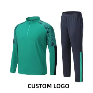 Half-zip Tracksuit Sweatsuits Athletic Running Jogging Suit Sets